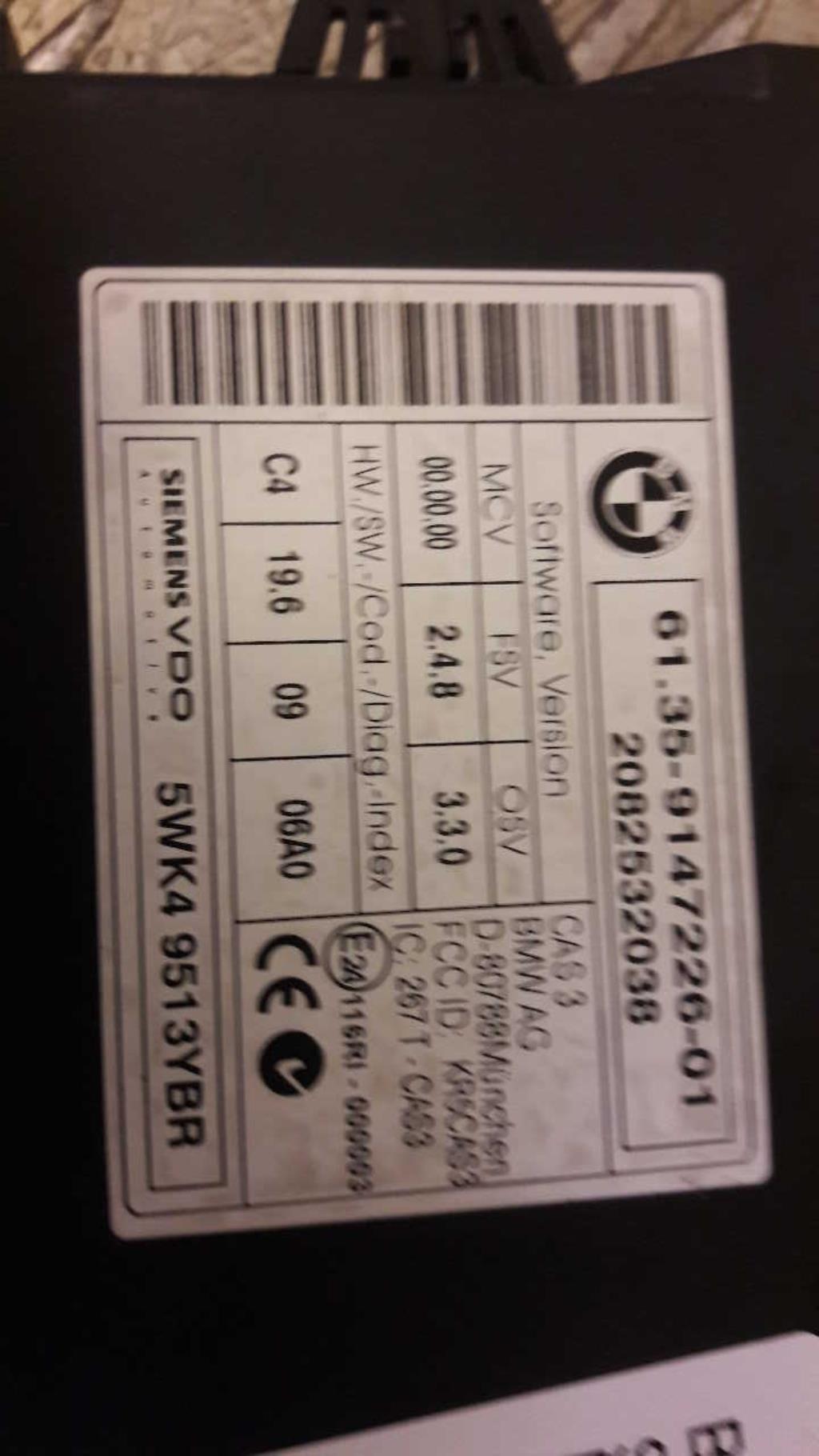 Relais electrique BMW SERIE 1 E87 PHASE 2 Diesel - 1