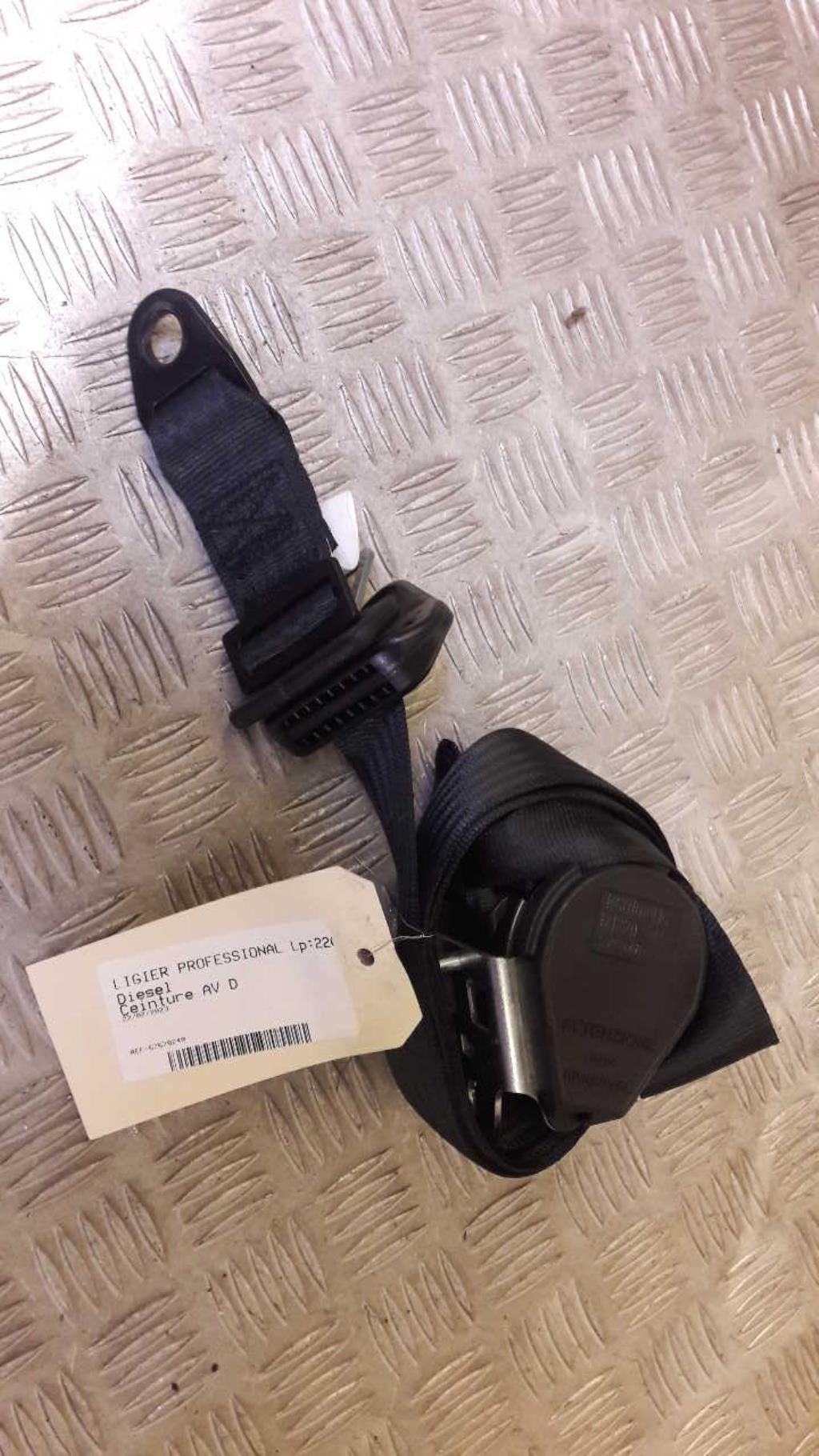 Ceinture avant droit MICROCAR MGO QUADRICYCLE LEGER Diesel - 1
