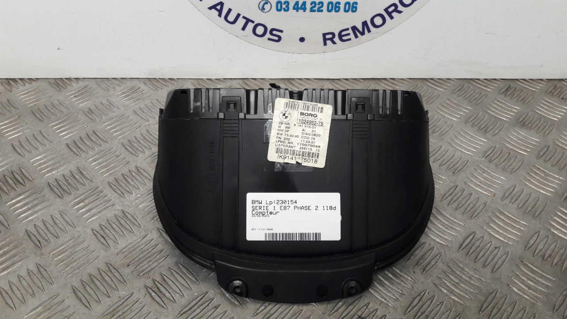 Compteur BMW SERIE 1 E87 PHASE 2 Diesel - 1