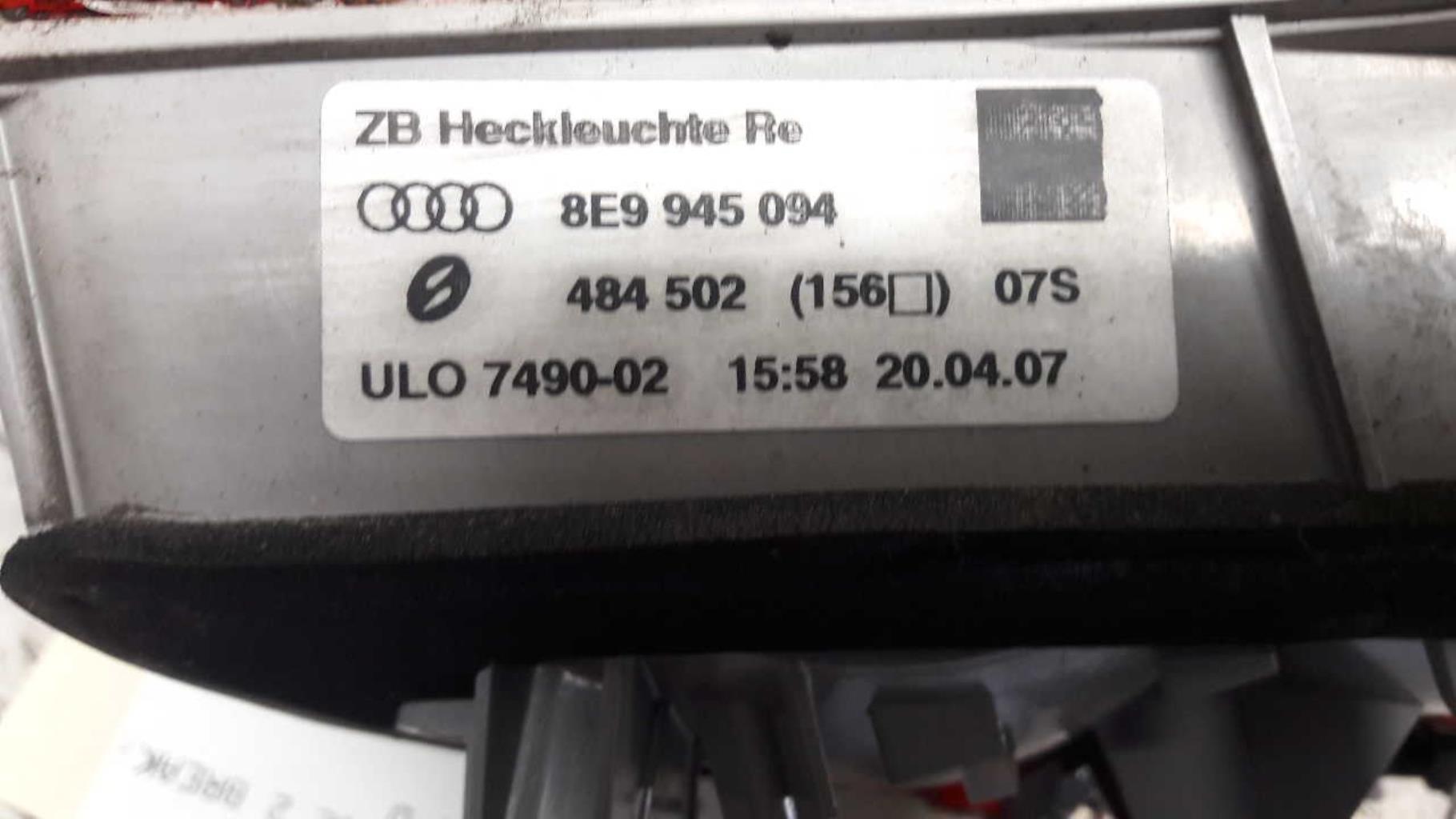 Feu arriere secondaire droit (feux) AUDI A4 2 AVANT PHASE 2 BREAK Diesel - 1