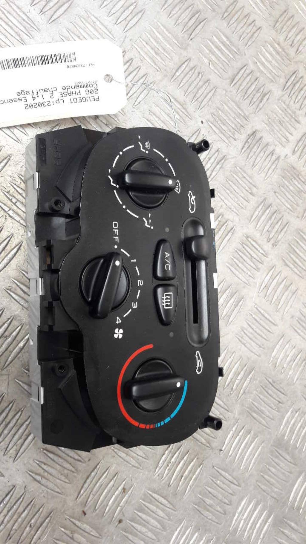 Commande chauffage PEUGEOT 206 PHASE 2 Essence - 1