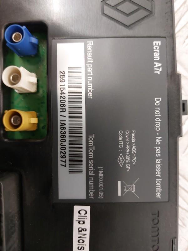 Ecran GPS RENAULT GRAND SCENIC 3 PHASE 1 Diesel - 1