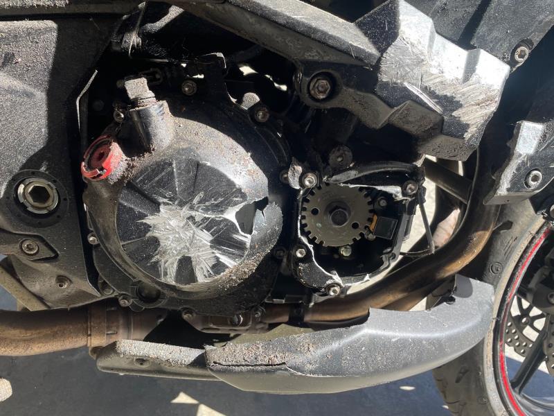 moto accidentée KAWASAKIZ 750