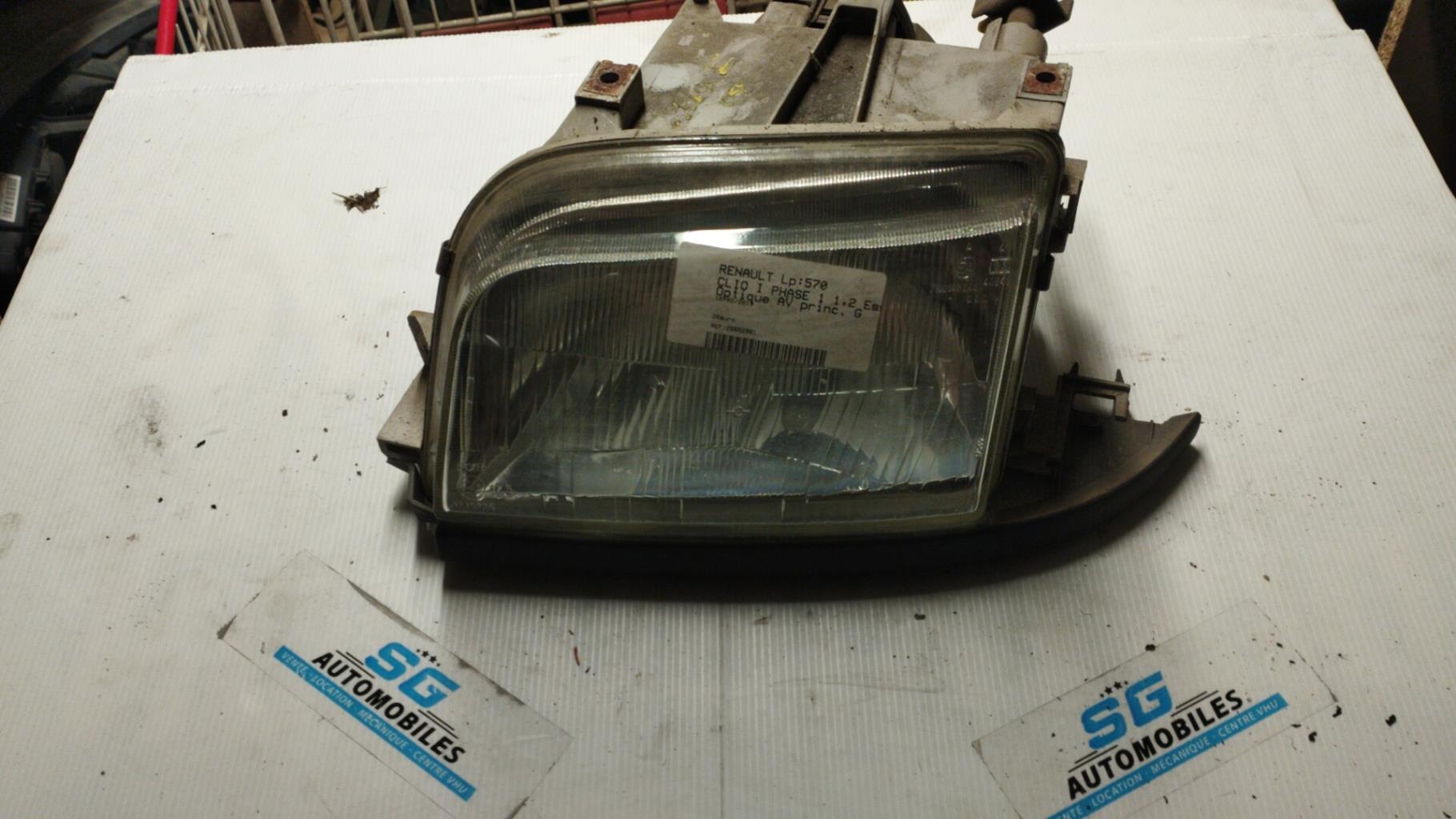 Gruppo ottico anteriore principale sinistro (luci)(faro) RENAULT CLIO 1 PHASE 1 Gasolina - 1