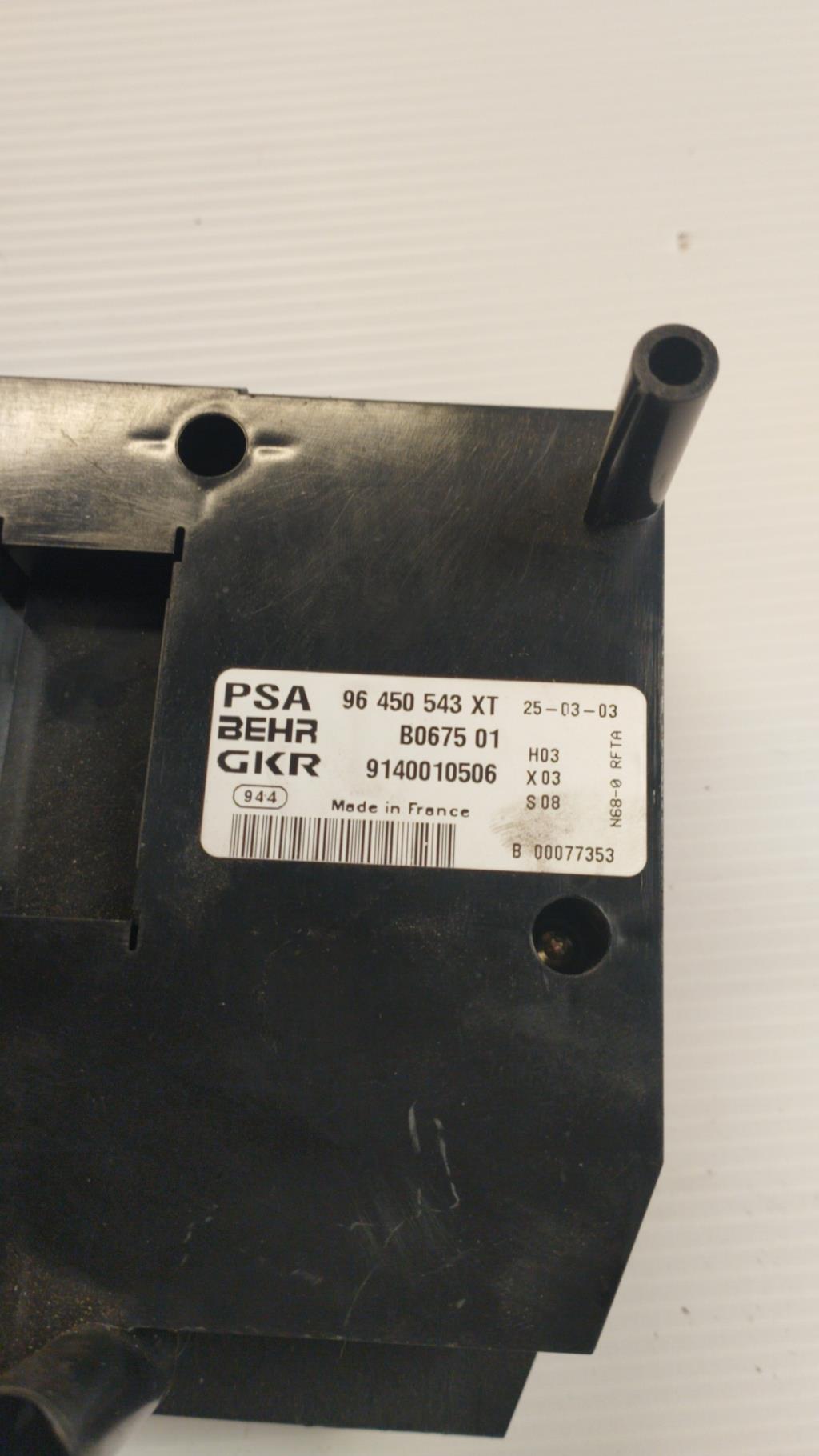 Commande chauffage CITROEN XSARA PICASSO PHASE 1 Diesel - 1