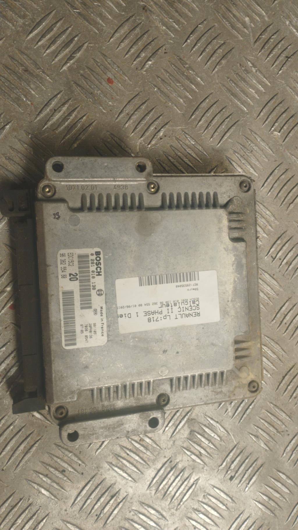 Centralina RENAULT SCENIC 2 PHASE 1 Diésel - 1