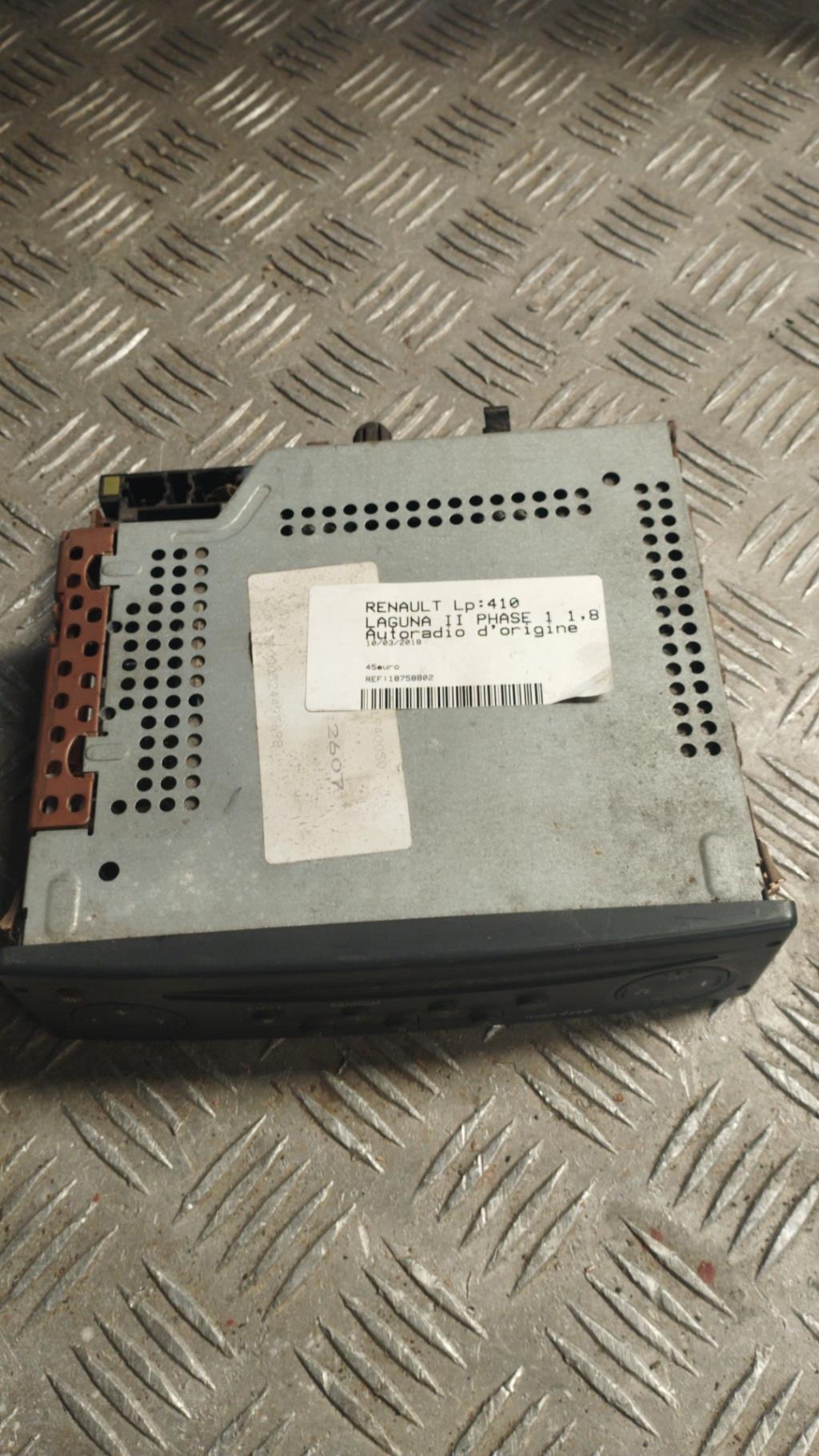 Autoradio originale RENAULT LAGUNA 2 PHASE 1 Gasolina - 1