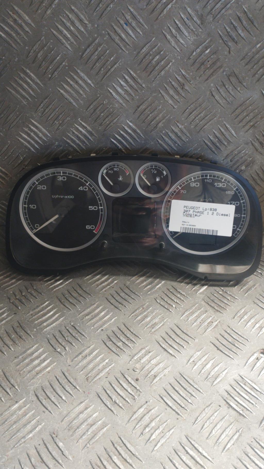 Compteur PEUGEOT 307 PHASE 1 Diesel - 1