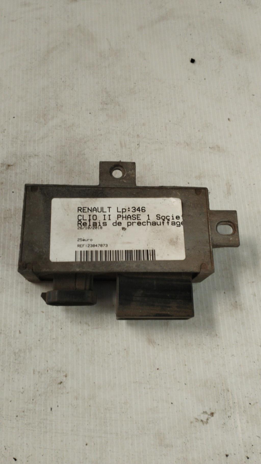 Relais de prechauffage RENAULT CLIO 2 PHASE 1 Diesel - 1