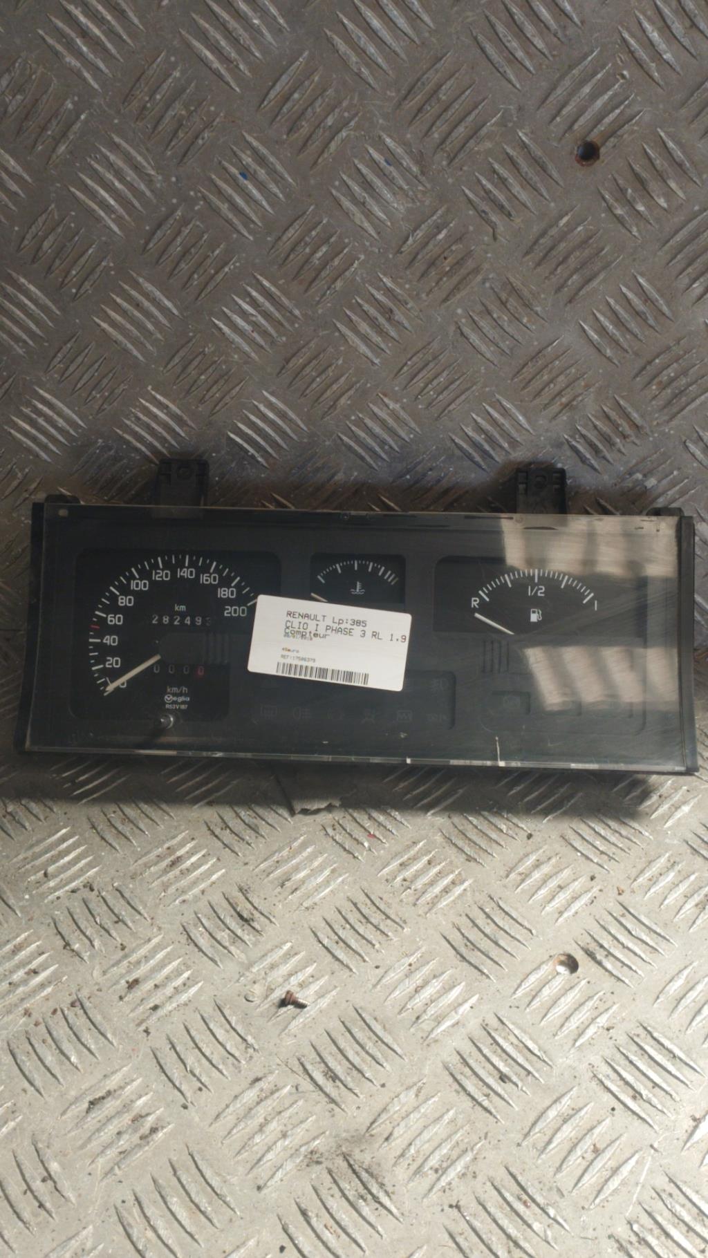 Compteur RENAULT CLIO 1 PHASE 3 Diesel - 1