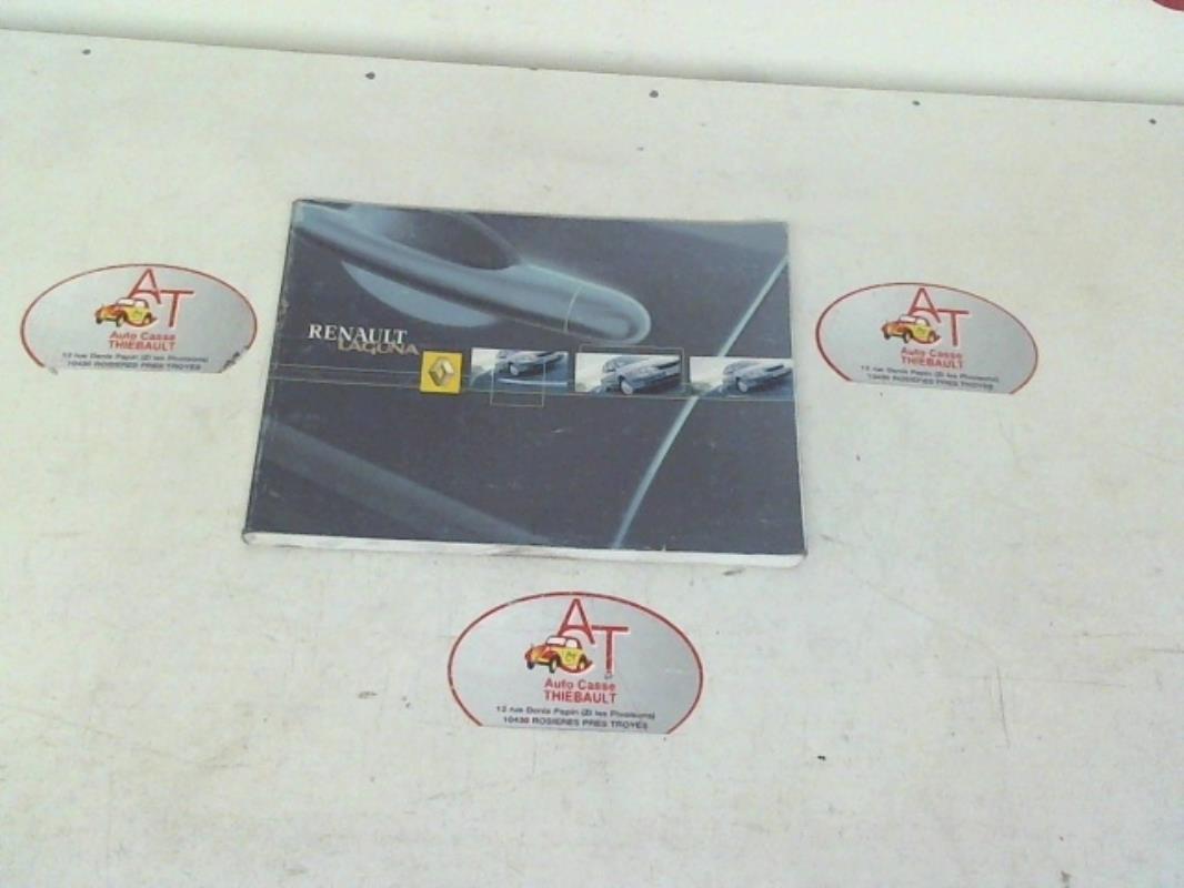 Notice d'utilisation RENAULT LAGUNA 2 PHASE 1  - 1