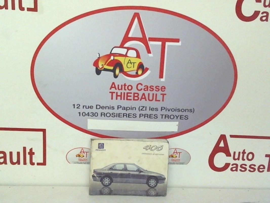 Notice d'utilisation PEUGEOT 406 PHASE 1  - 1