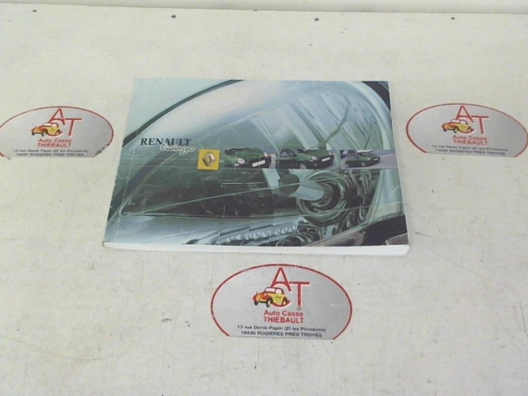 Notice d'utilisation RENAULT TWINGO 1 PHASE 1 Essence - 1