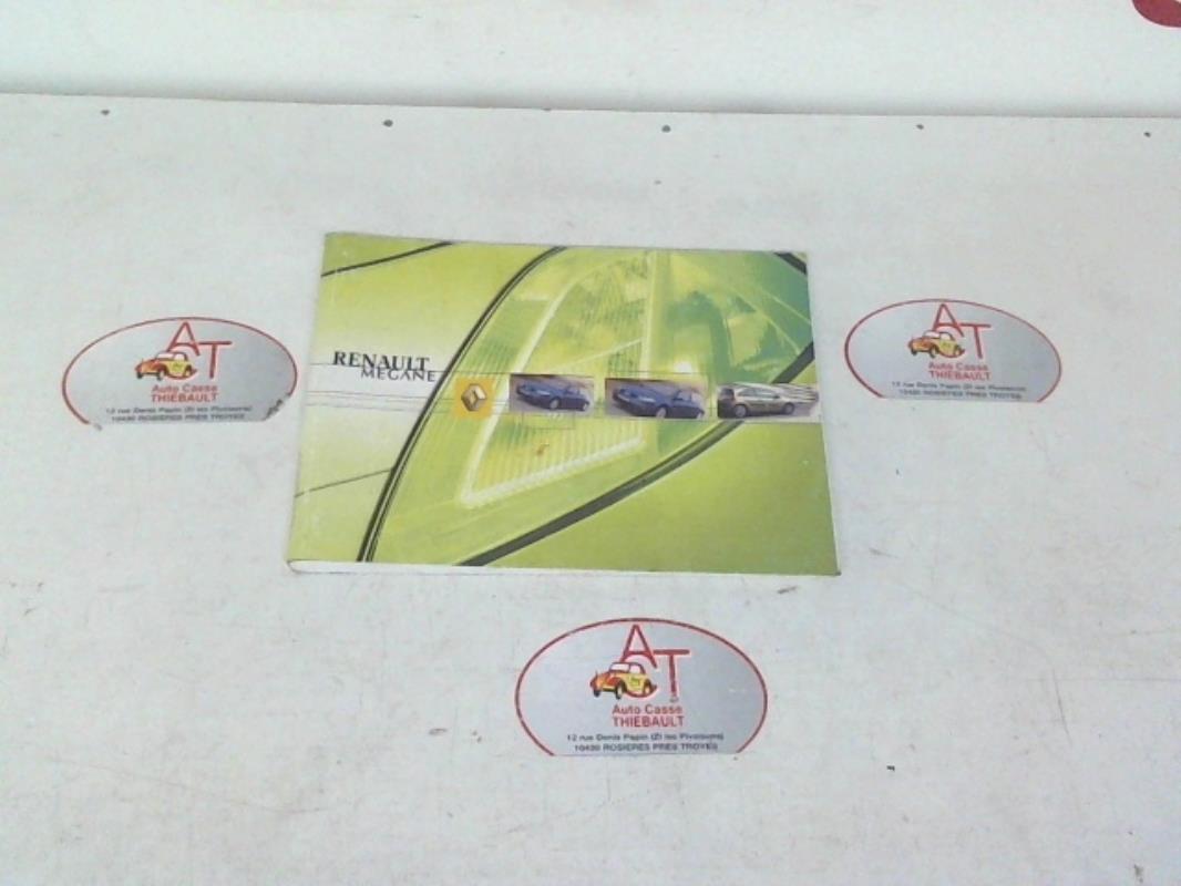 Notice d'utilisation RENAULT MEGANE 2 PHASE 2  - 1
