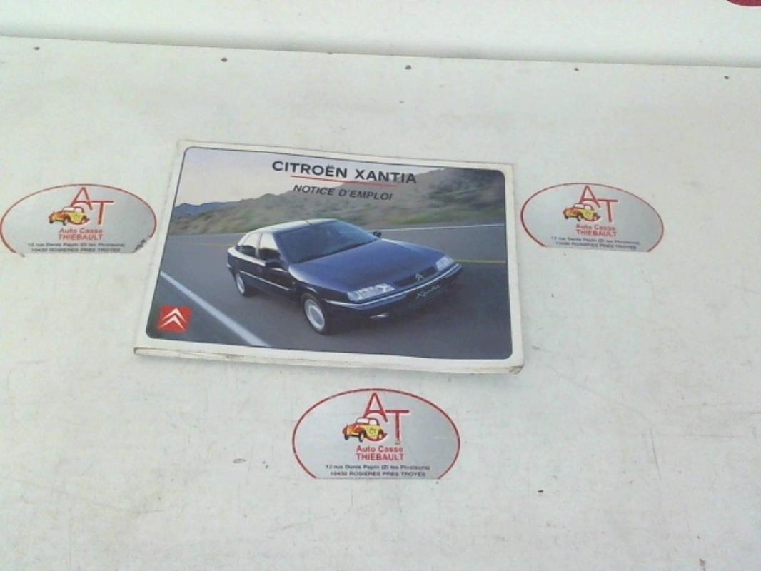 Notice d'utilisation CITROEN XANTIA PHASE 1  - 1