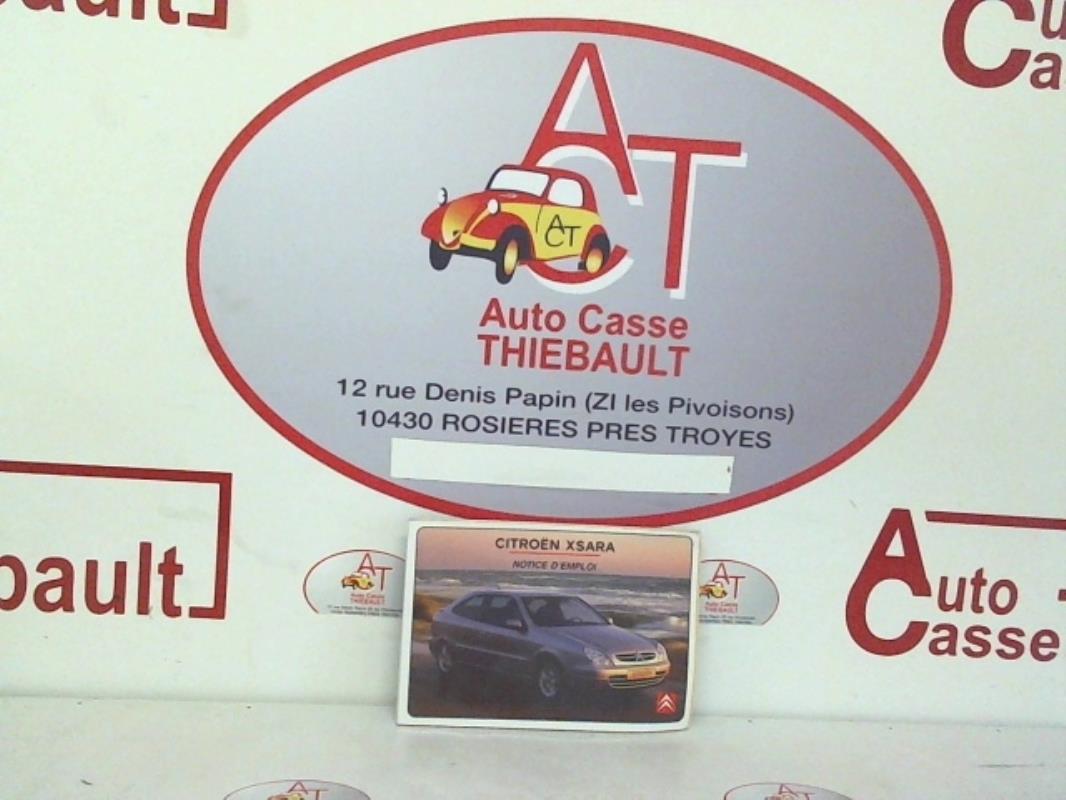 Notice d'utilisation CITROEN XSARA PHASE 1 COUPE Essence - 1