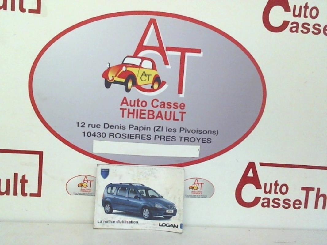 Notice d'utilisation DACIA LOGAN 1  - 1
