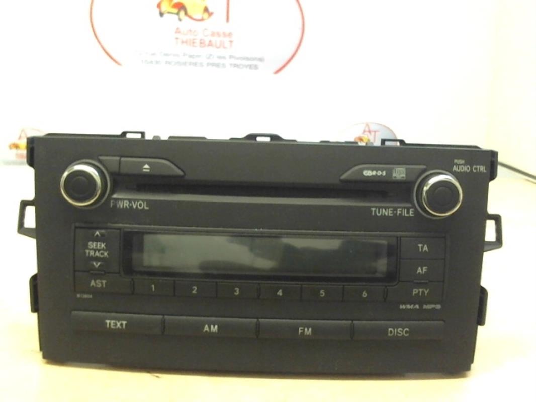 Autoradio originale TOYOTA AURIS 1 PHASE 1 Diésel - 1