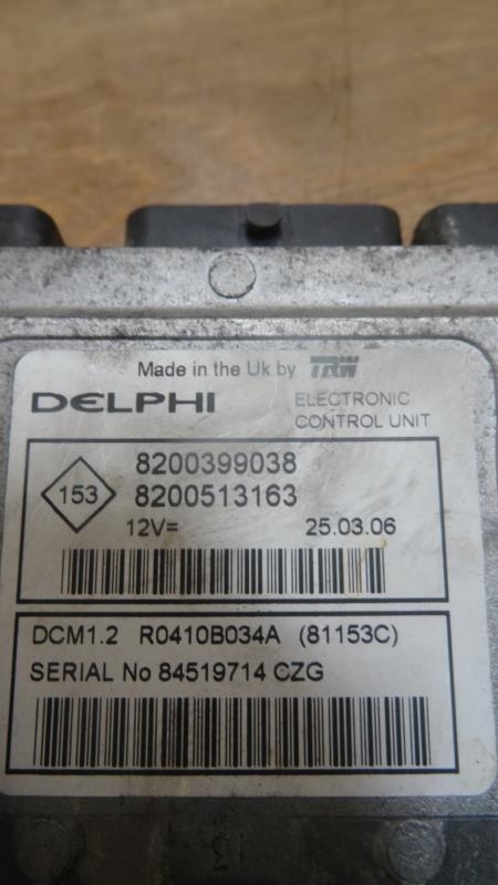 Centralina RENAULT CLIO 3 PHASE 1 Diésel - 1
