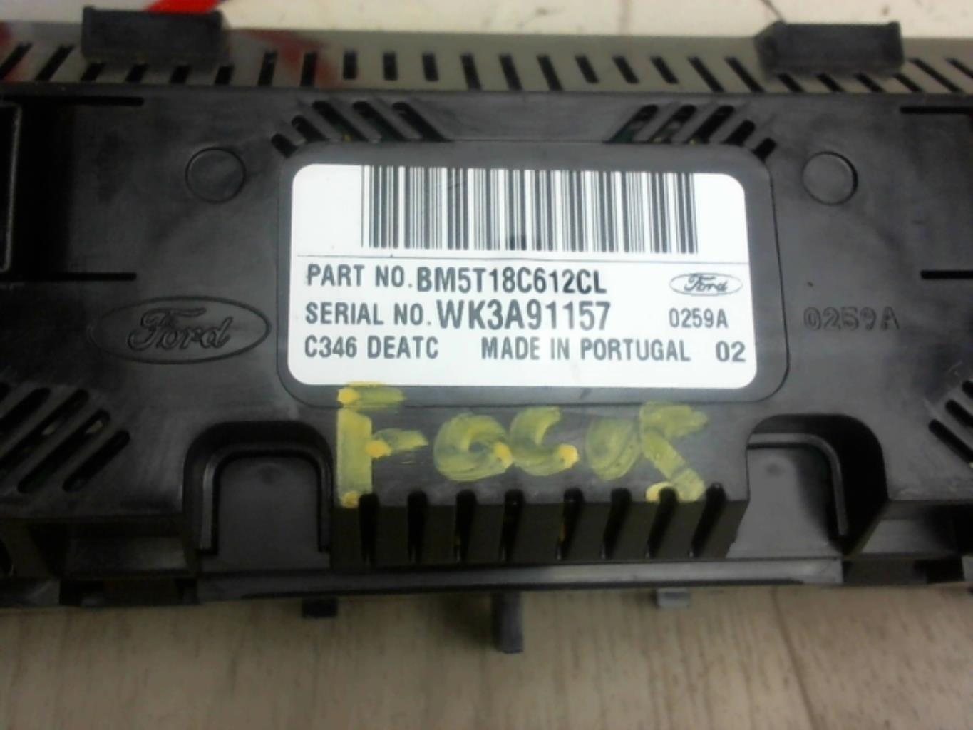 Commande chauffage FORD FOCUS 3 PHASE 1 Essence - 1