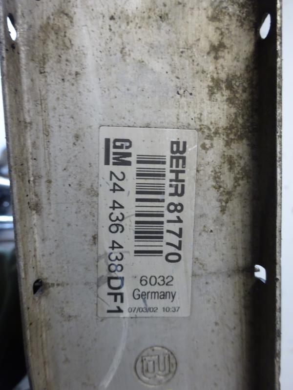 Echangeur air (Intercooler) OPEL ZAFIRA A PHASE 1 Diesel - 1