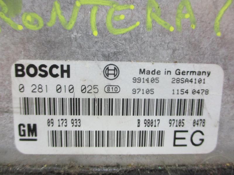 Centralina motore OPEL FRONTERA B Diésel - 1