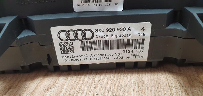 Compteur AUDI A1 1 PHASE 1 Diesel - 1