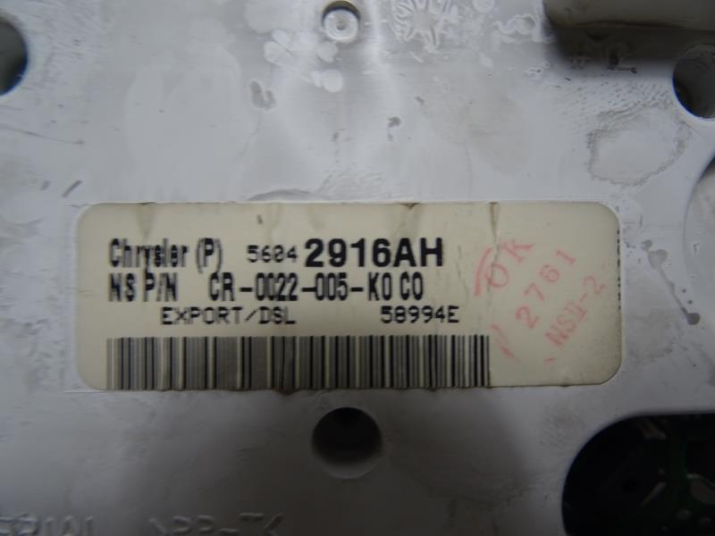 Compteur JEEP GRAND CHEROKEE 1 PHASE 2 Diesel - 1
