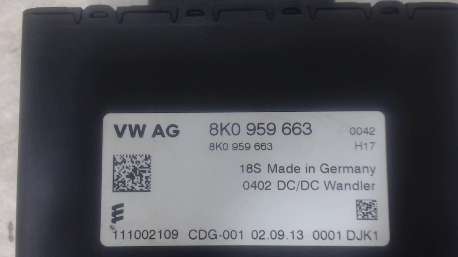 ECU start stop AUDI A5 1 SPORTBACK PHASE 2 Diesel - 1