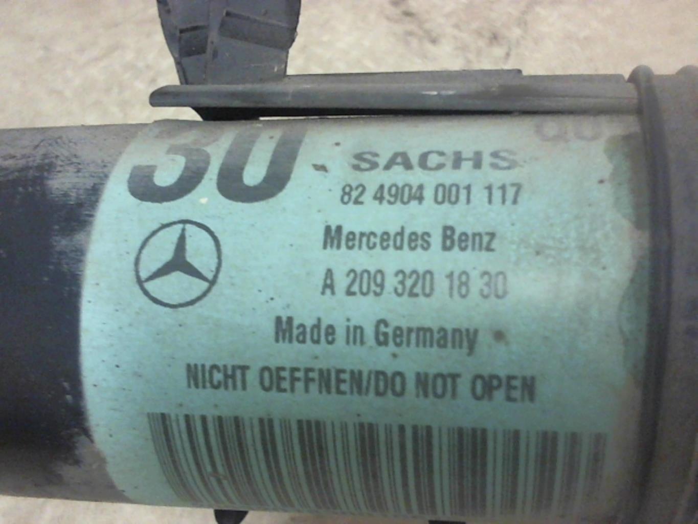 Ammortizzatore anteriore sinistro MERCEDES CLASSE CLK 209 COUPE Diésel - 1