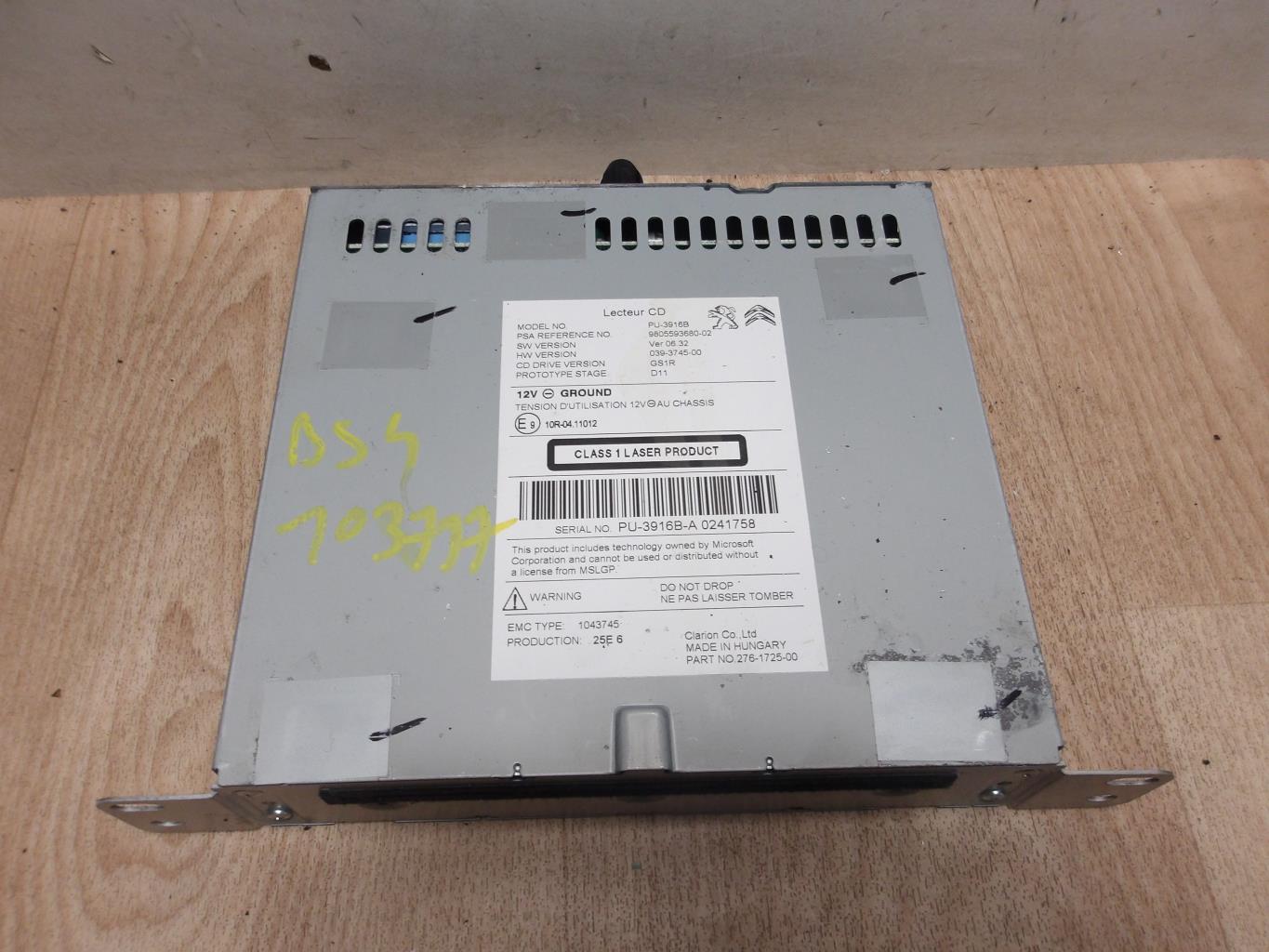 Chargeur CD DS DS4 1 PHASE 1 Diesel - 1