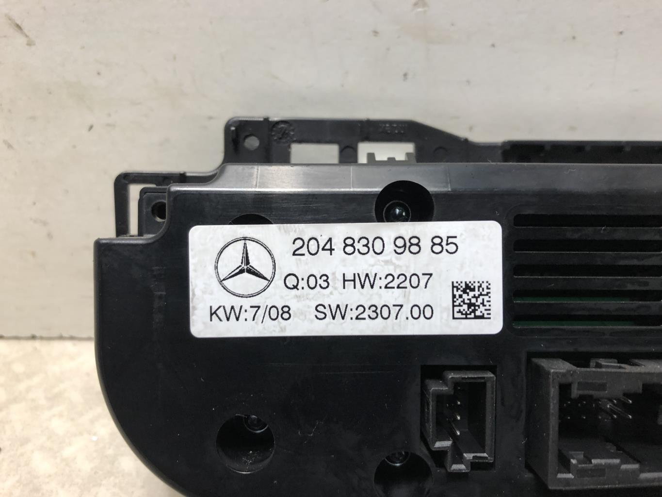 Commande chauffage MERCEDES CLASSE C 204 PHASE 1 Diesel - 1