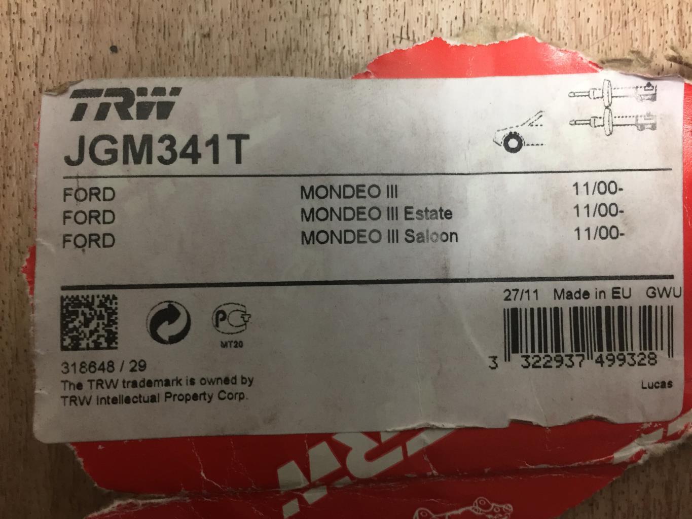 Ammortizzatore anteriore sinistro FORD MONDEO 3  - 1