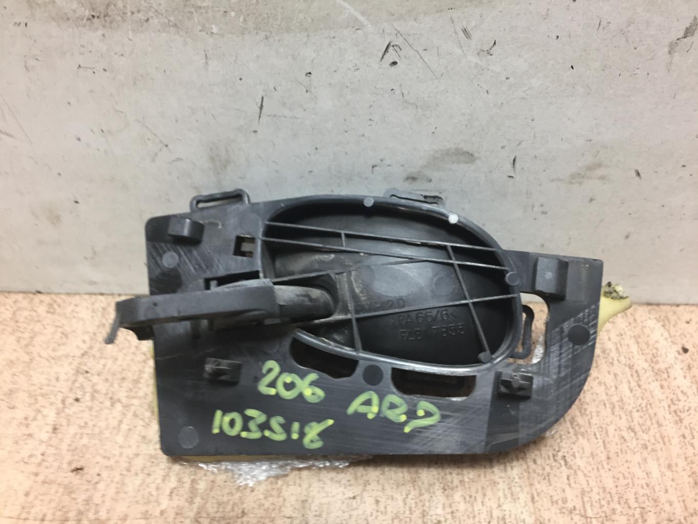 Maniglia interna posteriore destra PEUGEOT 206 PHASE 1  - 1