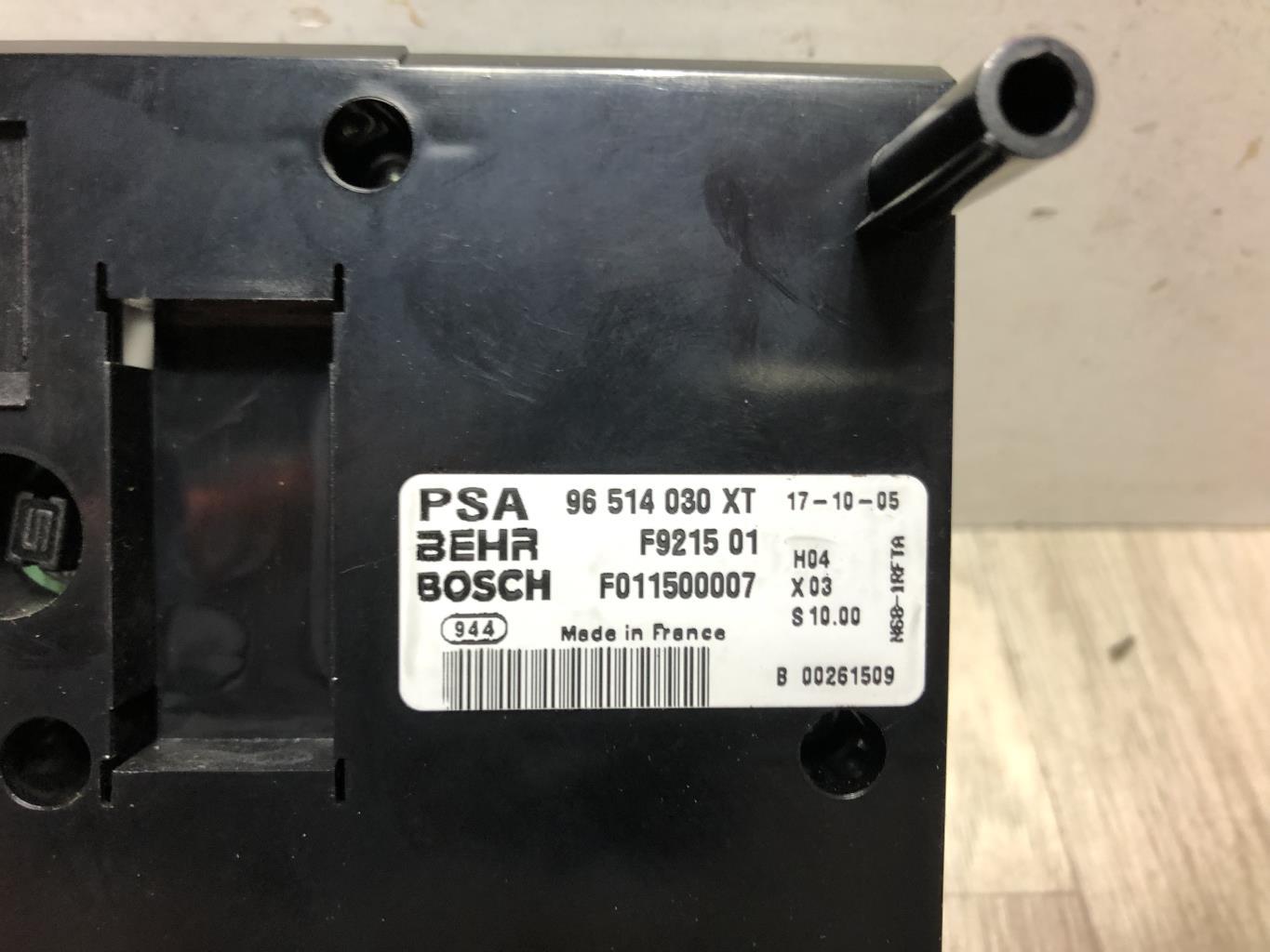 Commande chauffage CITROEN XSARA PICASSO PHASE 2 Diesel - 1