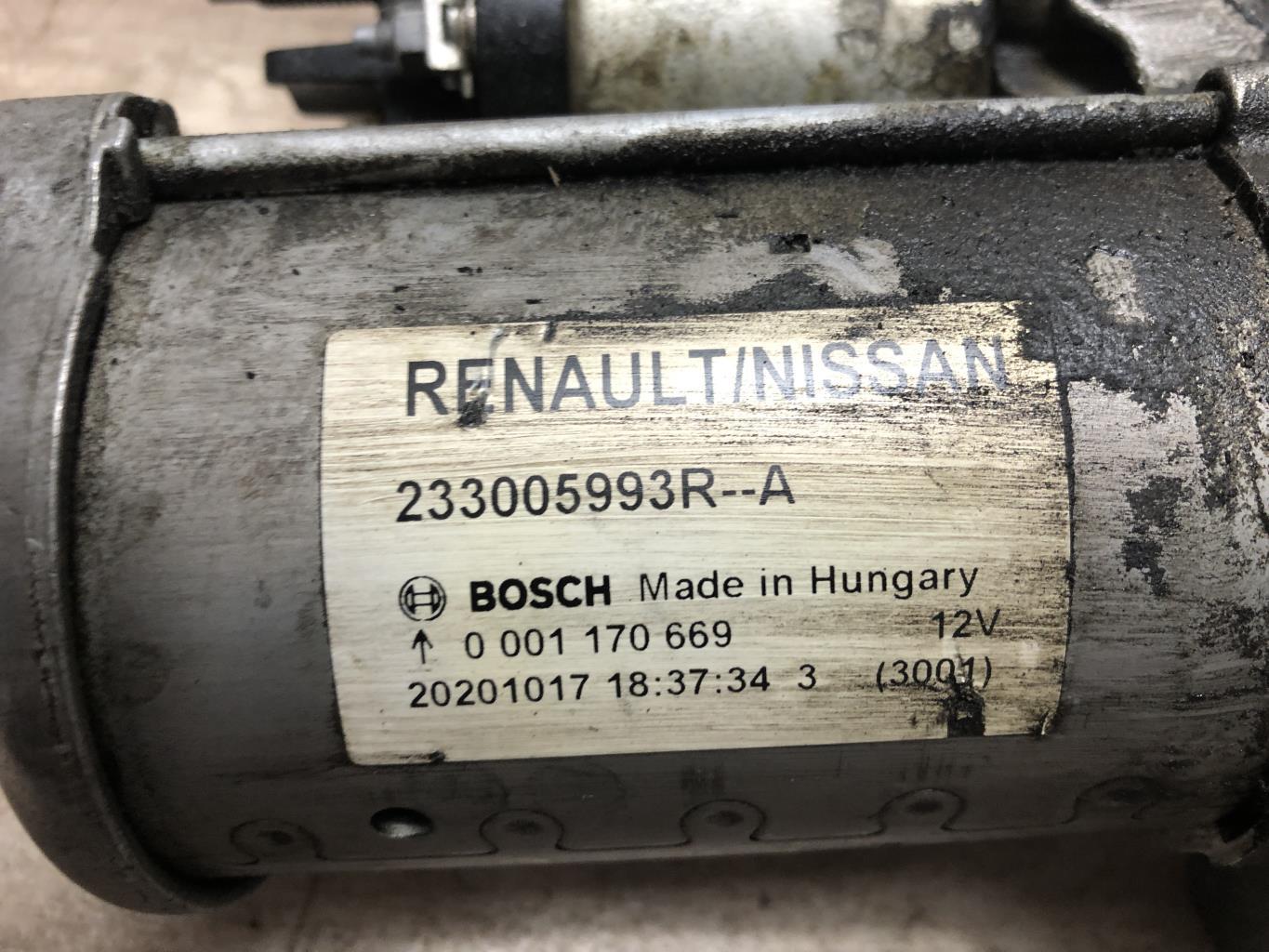 Demarreur RENAULT CLIO 5 PHASE 1 Essence/Hybride - 1