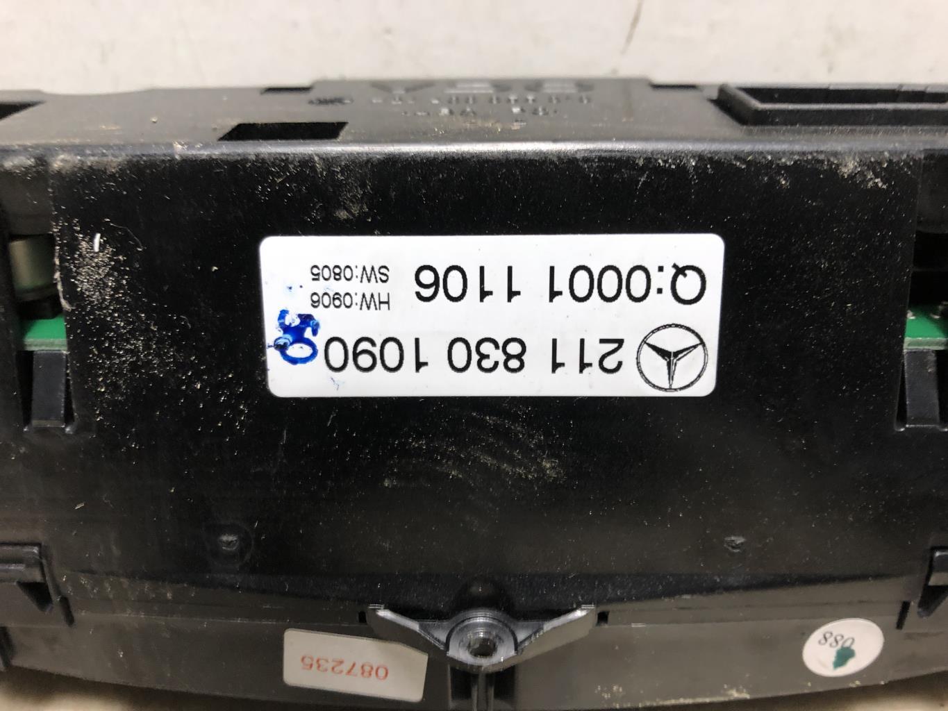 Commande chauffage MERCEDES CLASSE E 211 PHASE 1 Diesel - 1