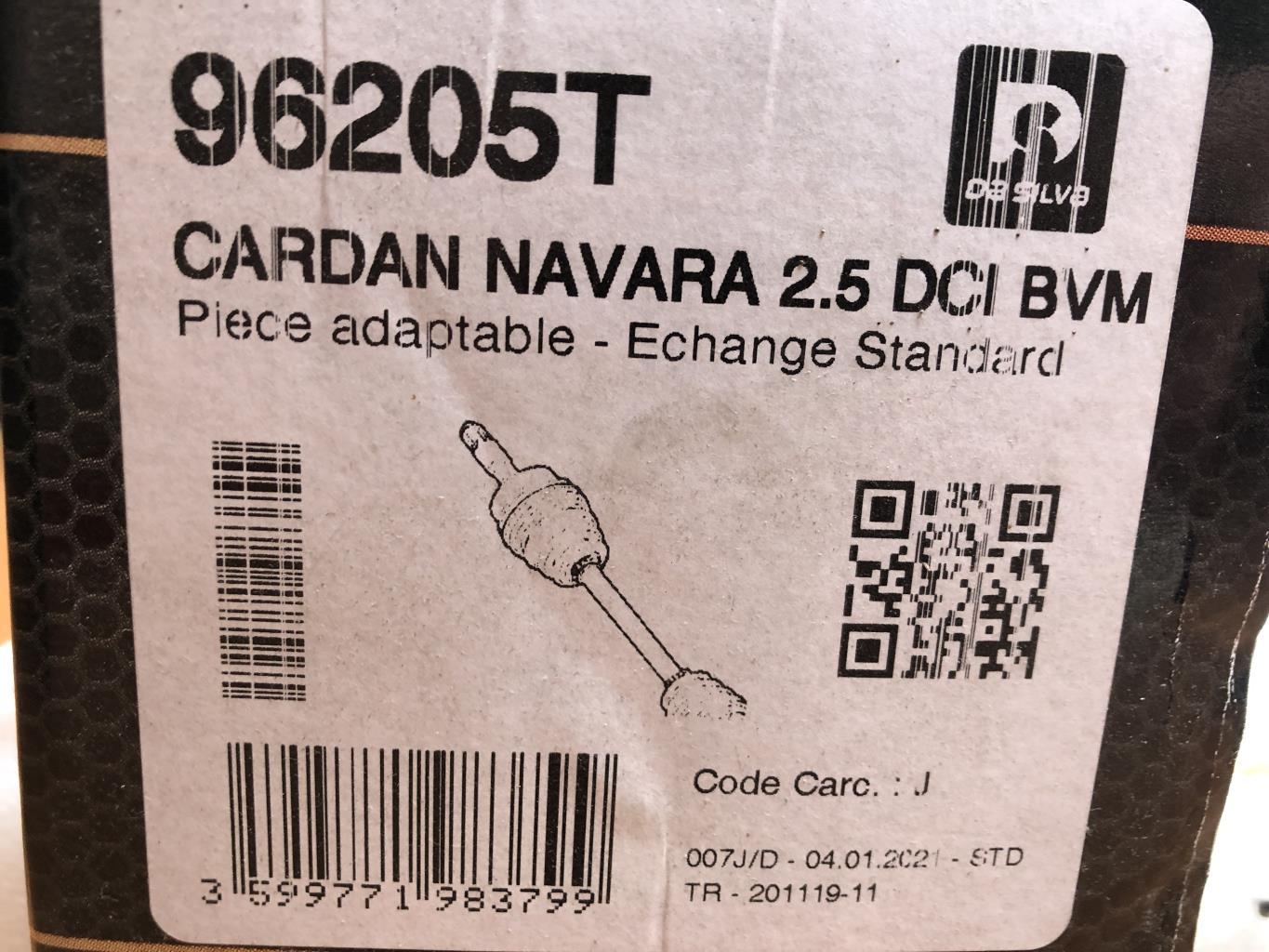 Giunto cardanico albero di trasmissione destro NISSAN NAVARA 1  - 1