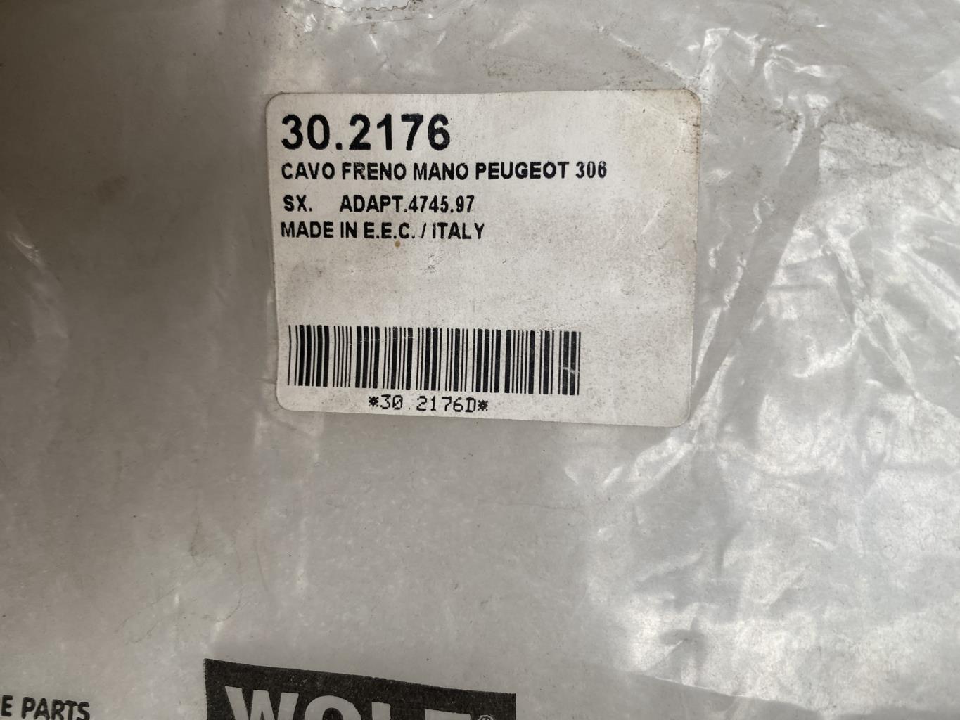 Cable de commande de frein à main PEUGEOT 306  - 1