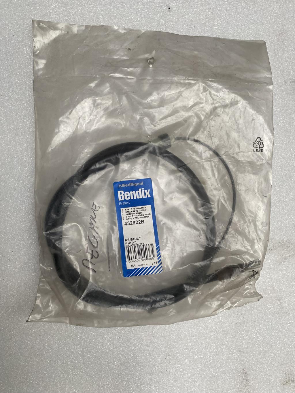 Cable de commande de frein à main RENAULT MEGANE 1  - 1