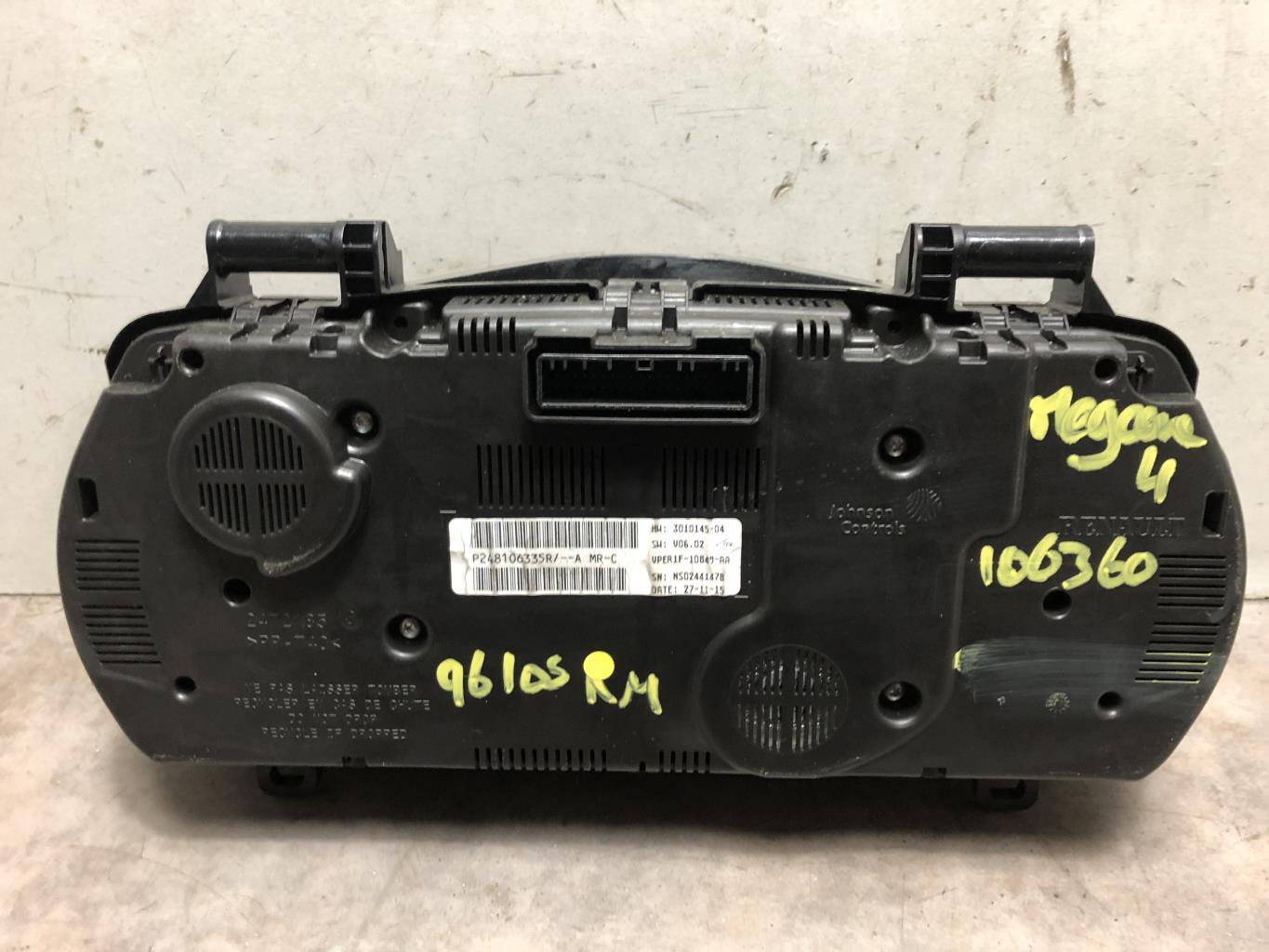 Compteur RENAULT MEGANE 4 PHASE 1 Diesel - 1
