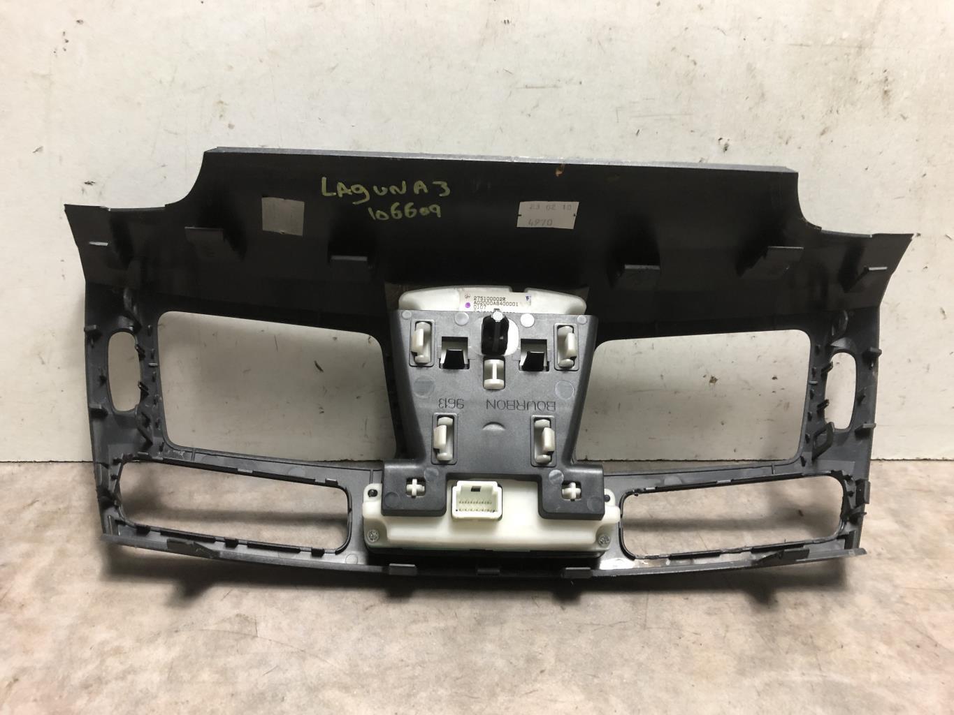 Commande chauffage RENAULT LAGUNA 3 PHASE 1  - 1