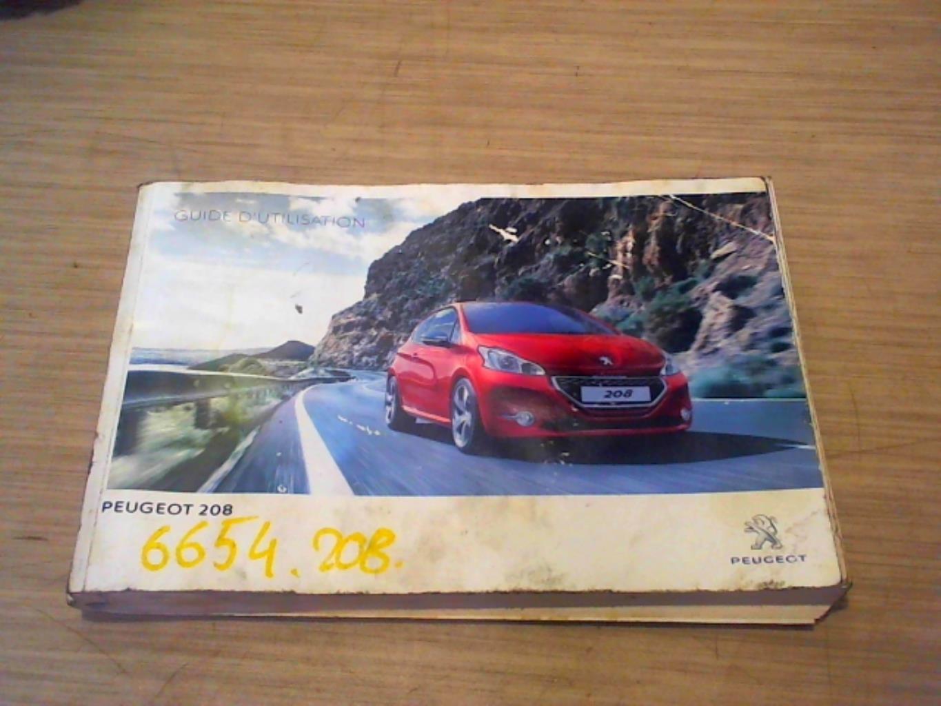 Carnet de bord PEUGEOT 208 1 PHASE 1 Diesel - 1