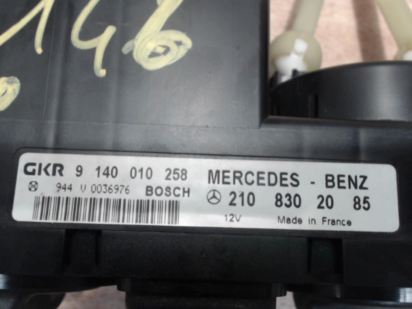 Commande chauffage MERCEDES CLASSE E 210 PHASE 1 Diesel - 1