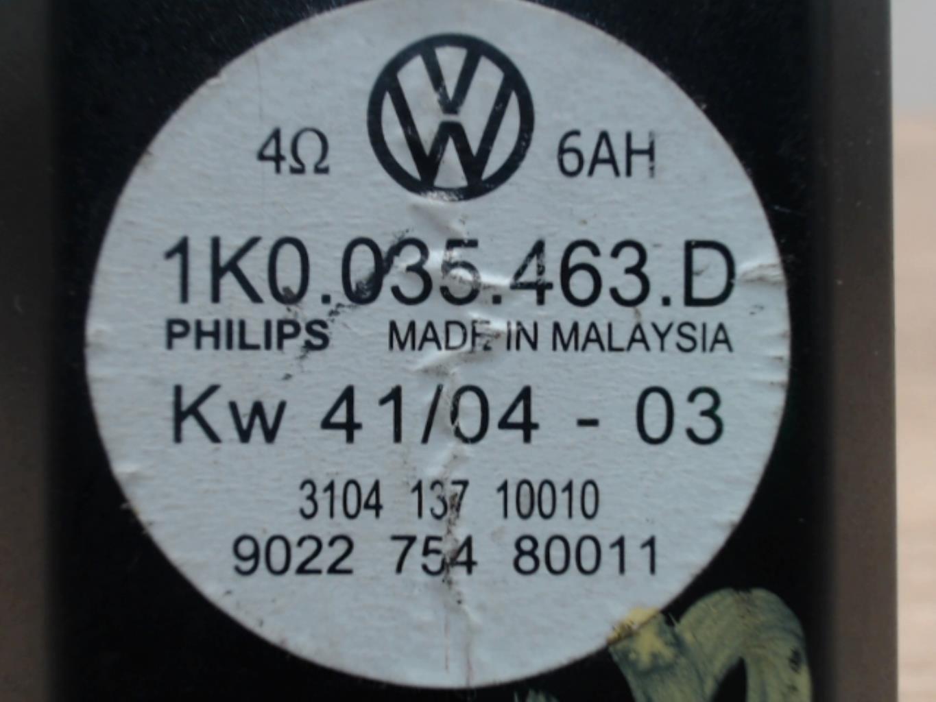 Amplificateur audio VOLKSWAGEN GOLF PLUS PHASE 1 Diesel - 1