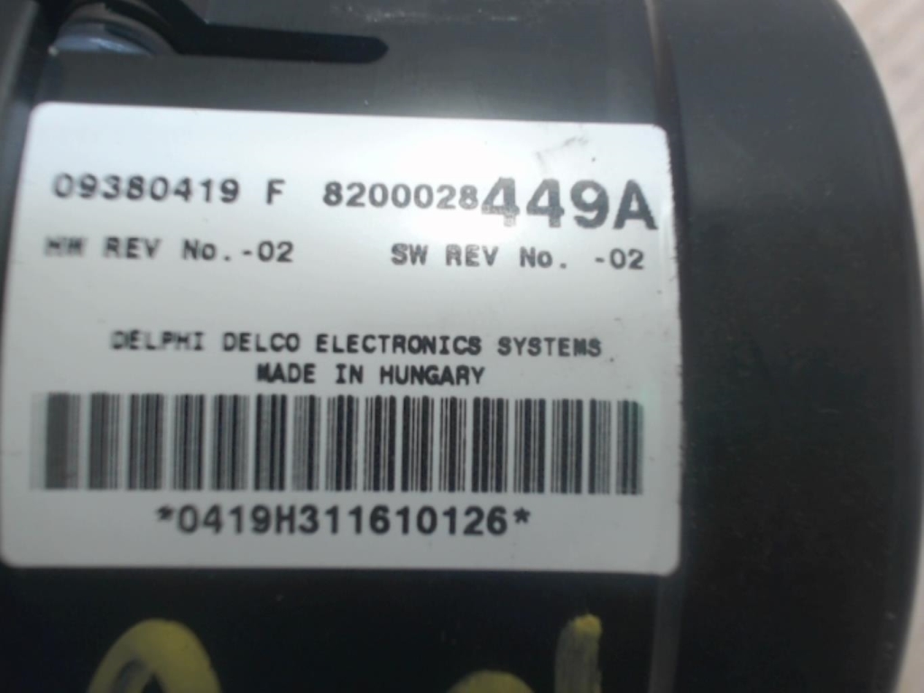 Commande chauffage RENAULT CLIO 2 PHASE 2 Diesel - 1