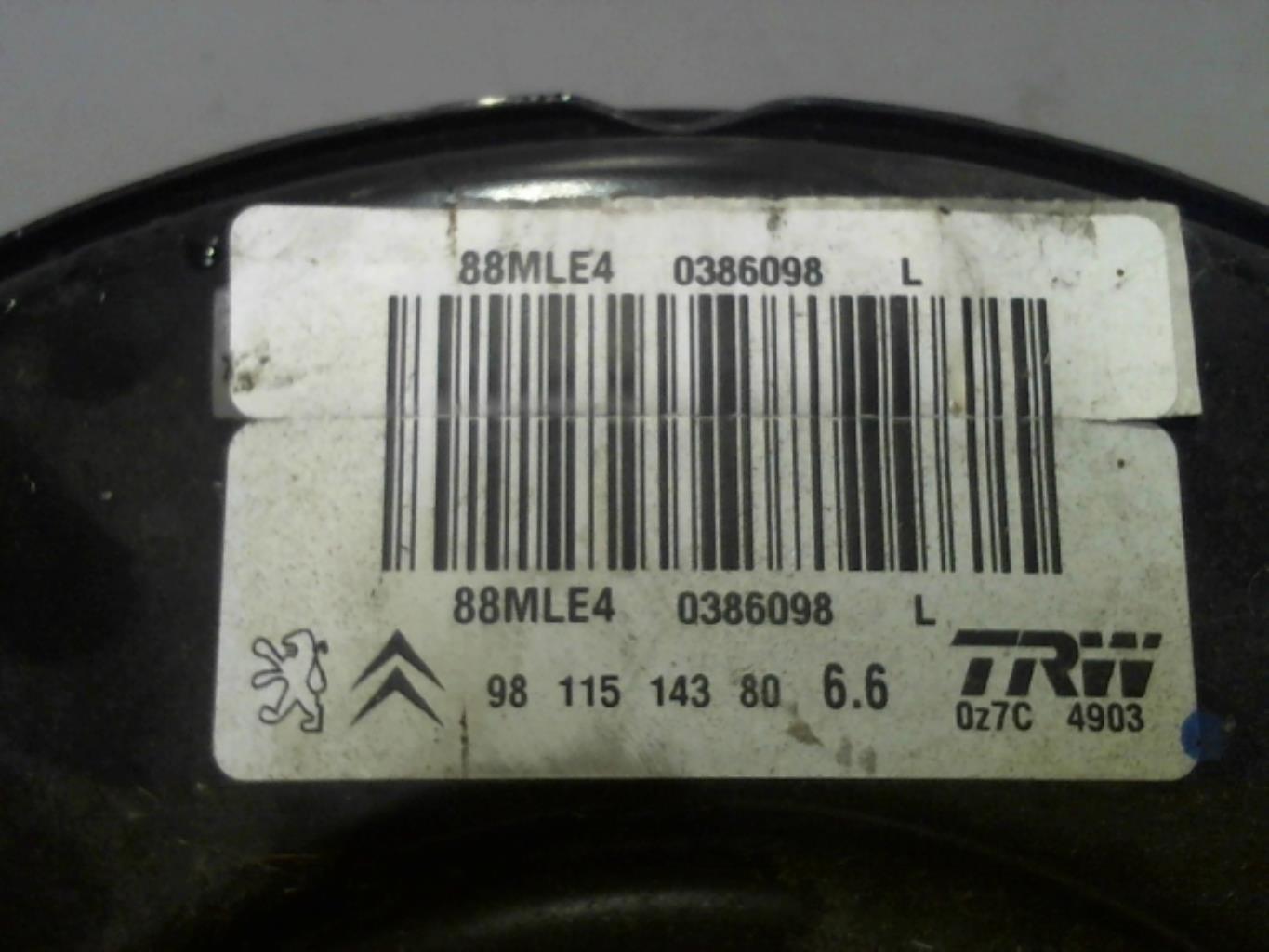 Mastervac PEUGEOT 208 1 PHASE 2 Essence - 1