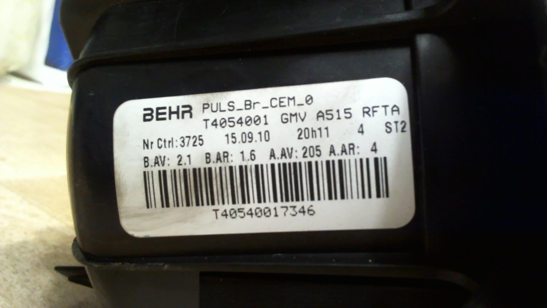 Pulseur d'air CITROEN DS3 PHASE 1 Diesel - 1