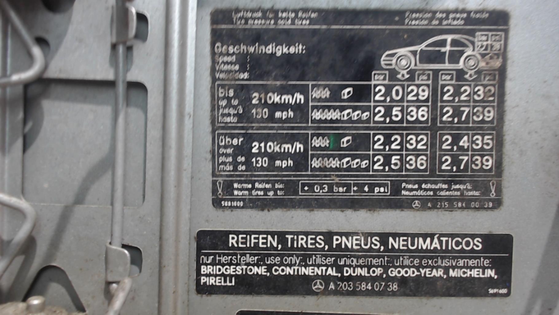 Trappe d'essence MERCEDES CLASSE C 203 PHASE 1 Diesel - 1
