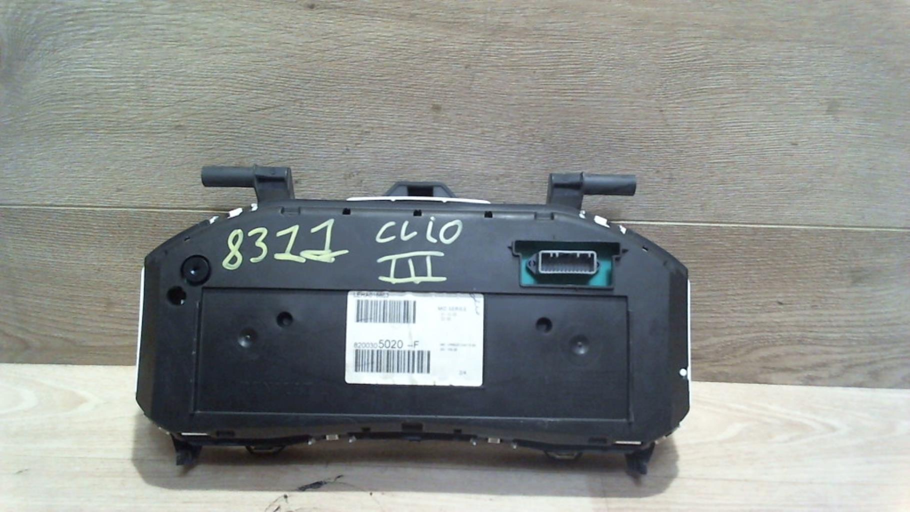 Compteur RENAULT CLIO 3 PHASE 1  - 1